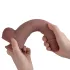 Erospace Natural Play - dildo de silicona 24 cm (color carne)