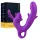 Erospace Sweet Play - estimulador de clítoris con lengüeta y vibrador de punto G con movimiento de vaivén (lila)