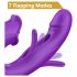 Sweet Play - vibrador punto G con movimiento y succión - silicona lila