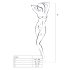 Conjunto Minimalista de Red Passion BS016 (Negro) - Tallas S-L