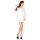 Passion BS025 - vestido mini de manga larga (blanco) - Tallas S-L
