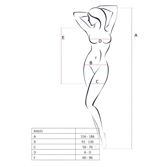 Passion BS025 - vestido mini manga larga - blanco - talla S-L