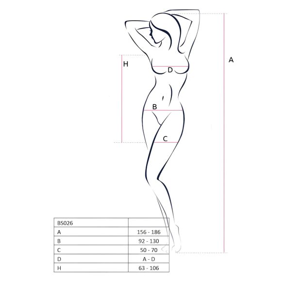 Passion BS026 - vestido mini con tirantes - blanco - talla S-L