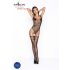 Conjunto de Encaje Rosado BS034 - Negro - Tallas S-L