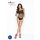 Passion BS035 - Body de red con tirantes (negro) - Tallas S-L