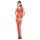 Passion BS038 - conjunto de red zigzag - rojo - talla S-L