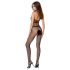 Passion BS048 - Mono de red abierto con cuello halter (negro) - Tallas S-L