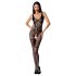 Passion BS069 - Mono de red abierto decorado (negro) - Tallas S-L