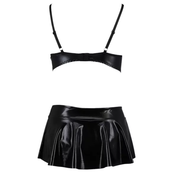 Passion Deby - conjunto de sujetador y minifalda - negro - L/XL