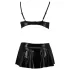 Passion Deby - conjunto de sujetador y minifalda - negro - L/XL