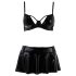 Conjunto Passion Deby - Sujetador y Minifalda (Negro) - L/XL