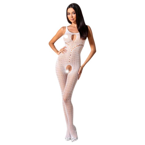 Passion BS078 - mono abierto a lunares (blanco) S-L