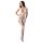 Passion BS082 - Conjunto de encaje sin mangas - Blanco (Tallas S-L)