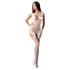 Passion BS082 - conjunto lencería red sin mangas encaje - blanco S-L