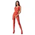 Passion BS085 - body abierto de mosaico - rojo - S-L