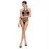 Passion BS087 - body de red transparente - negro - talla S-L