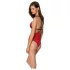 Pasión Peonía - body con aberturas laterales (rojo) - L/XL