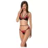 Passion Peonia - conjunto sujetador (rojo)