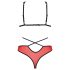 Conjunto de Sujetador Pasión Peonía (rojo)
