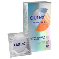   Durex Invisible XL - preservativo grande - ultra fino - caja de 10 unidades