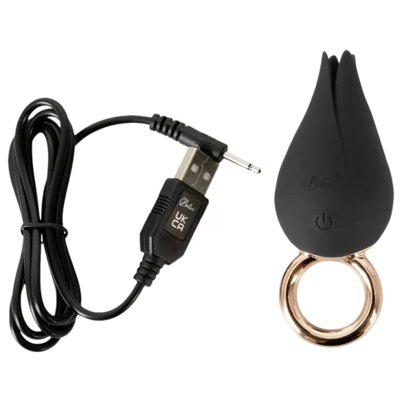 Belou - vibrador para dedos - silicona negra