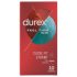 Durex Feel Thin Slim - Sensación real, condones ultrafinos (10 uds)