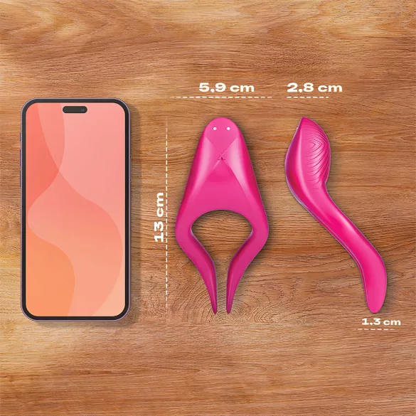 Durex Tease & Ride - Vibrador punto íntimo - recargable silicona rosa