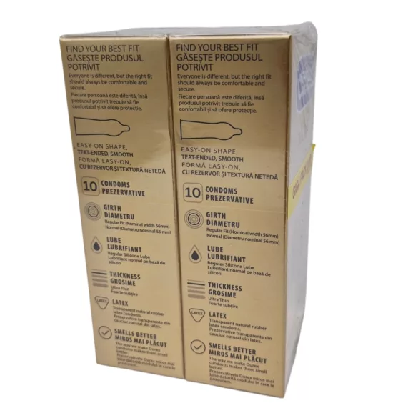 Durex Nude - preservativos ultrafinos (2×10 uds)