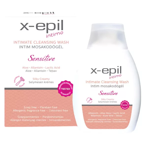 X-Epil Intimo Sensitive - gel íntimo femenino - piel sensible - 250 ml