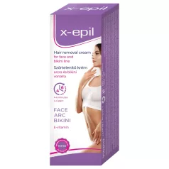 X-Epil - crema depilatoria facial y zona bikini - 40ml