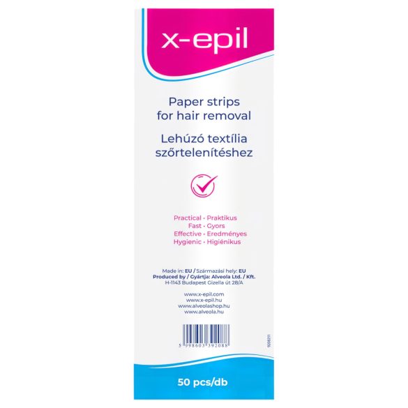 X-Epil - bandas depilatorias de tela - 50 unidades