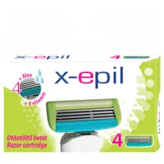   X-Epil - recambio de maquinilla femenina - 4 hojas - pack de 4
