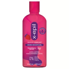 X-Epil - lubricante íntimo sabor fresa - gel 100 ml