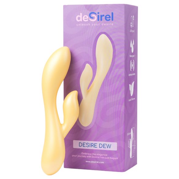 Deseo Desire Dew - vibrador inteligente con brazo para clítoris (amarillo)