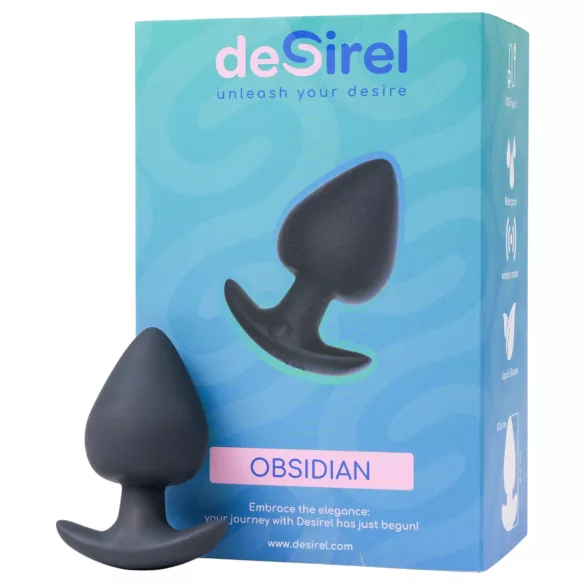 Desirel Obsidian - Vibrador anal con control por app (negro)