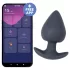 Desirel Obsidian - Vibrador anal con control por app (negro)