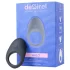 Desirel Halo - anillo para pene vibrador inteligente - silicona negra