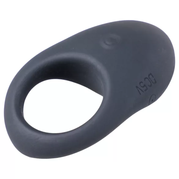 Desirel Halo - anillo para pene vibrador inteligente - silicona negra