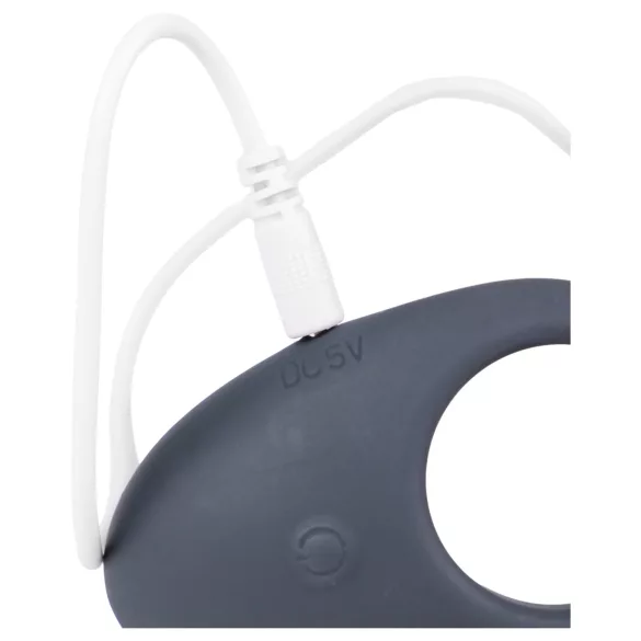 Desirel Halo - anillo para pene vibrador inteligente - silicona negra