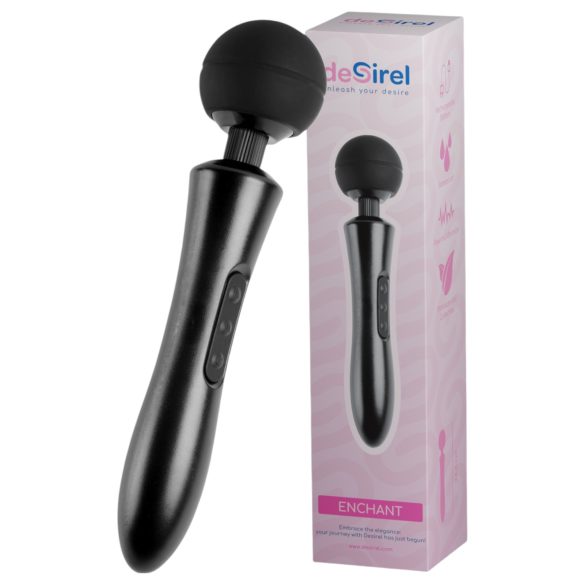 Desirel Enchant - vibrador masajeador (negro)