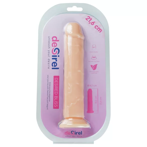 Desirel Éxtasis Deseado - consolador con ventosa (natural)