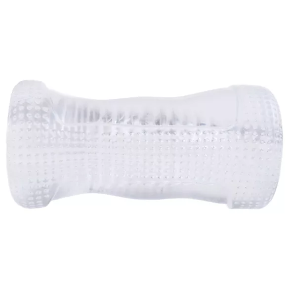 Masturbador Desirel Vertigo con interior acanalado (transparente)