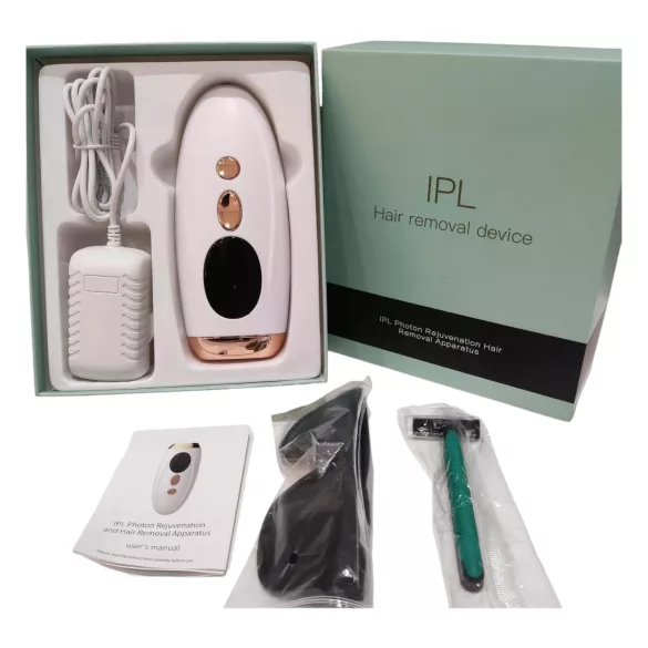 IPL - depiladora de luz pulsada - tecnología IPL - blanca