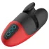 Lena - masturbador vibrador y de presión (rojo)