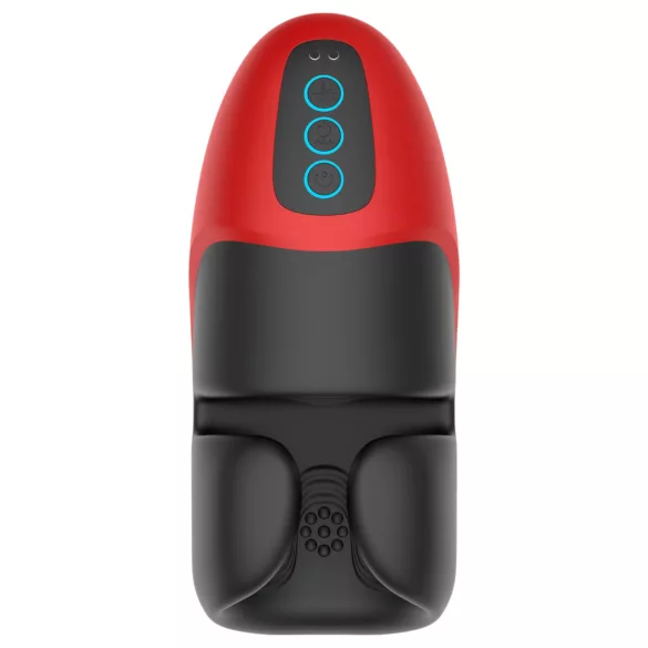 Lena - masturbador vibrador y de presión (rojo)
