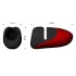 Lena - masturbador vibrador y de presión (rojo)