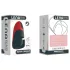 Lena - masturbador vibrador y de presión (rojo)