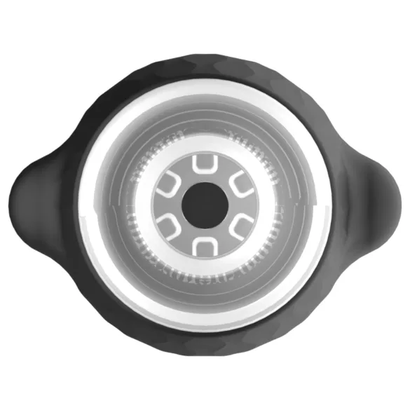 Lonely Anne - masturbador recargable succionador vibrador para hombre - negro