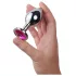 Desirel - plug anal - con joya rosa - metal plateado rosado - talla M