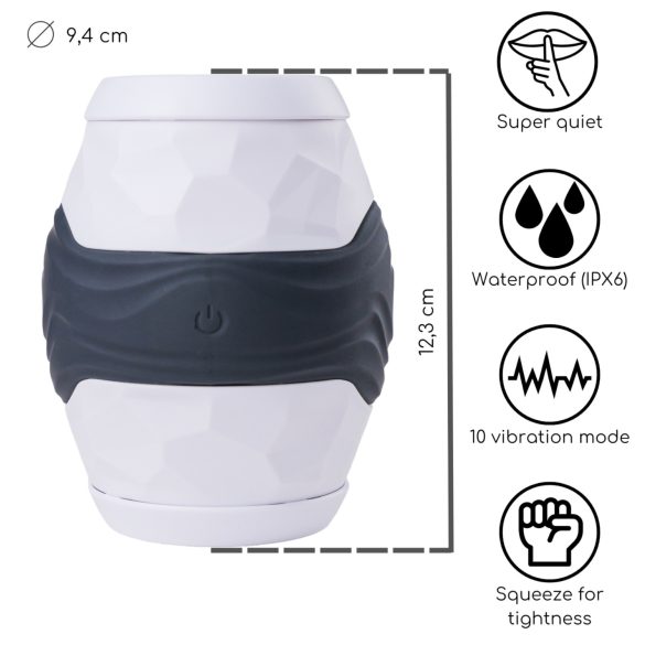 Desirel Grip Master - masturbador apretable (gris)